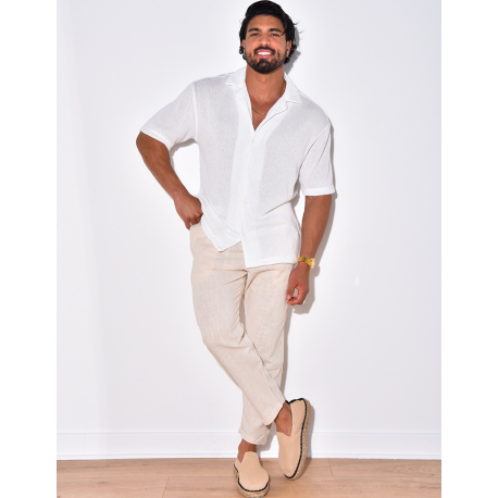 Chemise en maille ajourée Chemise en maille ajourée