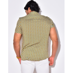 Chemise manches courtes à motifs Chemise manches courtes à motifs