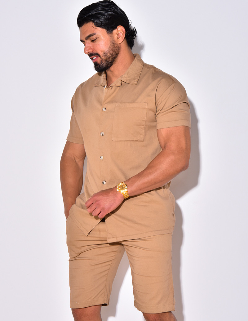Ensemble short et chemise