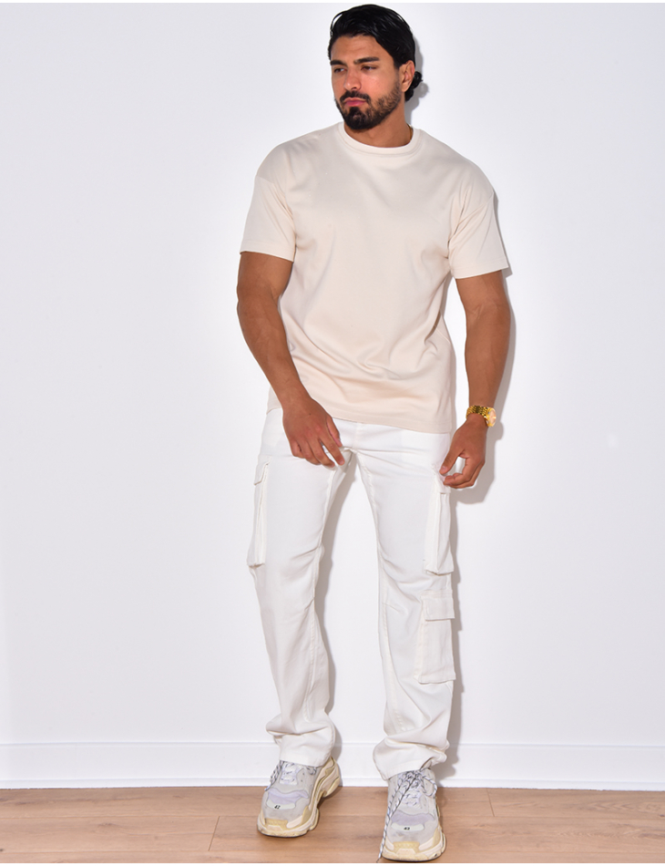 Jeans large à poches Jeans large à poches