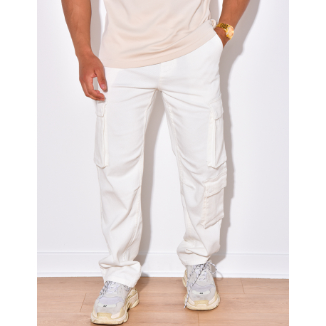 Jeans large à poches Jeans large à poches