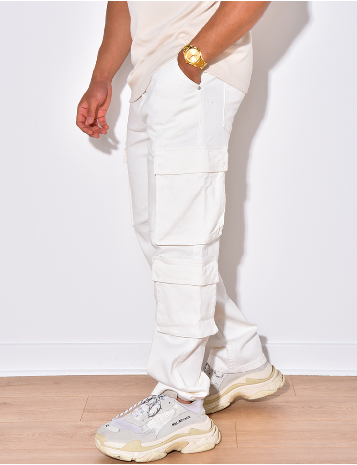 Jeans large à poches Jeans large à poches