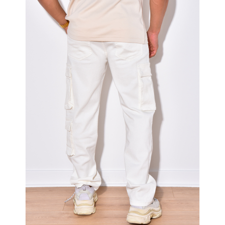 Jeans large à poches Jeans large à poches