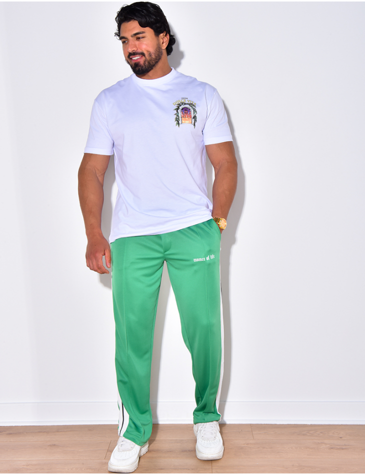 Pantalon de jogging a bandes essence of life