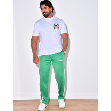 Pantalon de jogging à bandes "essence of life" Pantalon de jogging à bandes "essence of life"