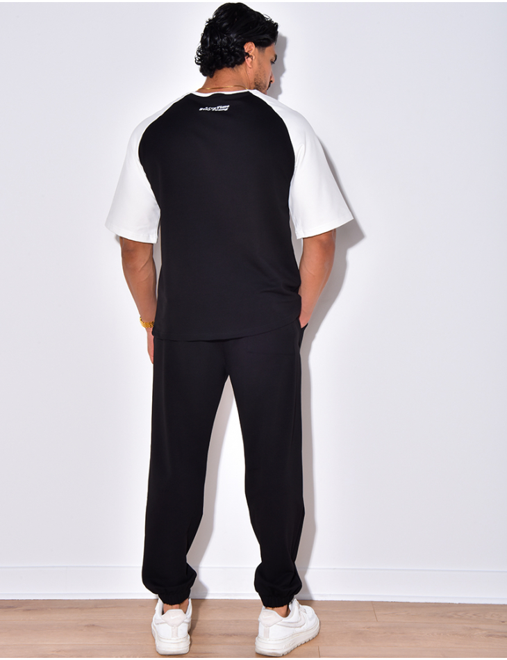 Ensemble t-shirt et pantalon " Life time"