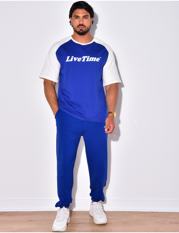 Ensemble t-shirt et pantalon " Life time" Ensemble t-shirt et pantalon " Life time"
