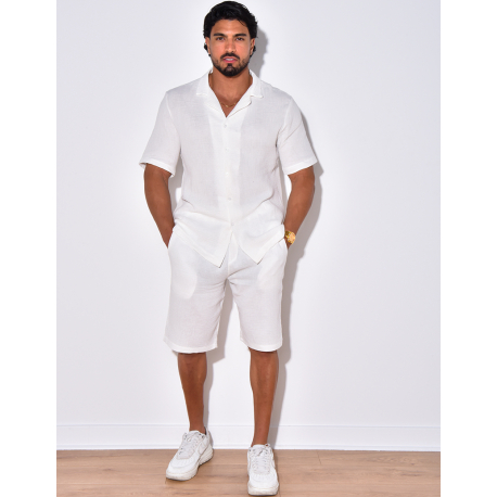 Ensemble short et chemise en coton Ensemble short et chemise en coton