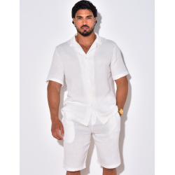 Ensemble short et chemise en coton Ensemble short et chemise en coton