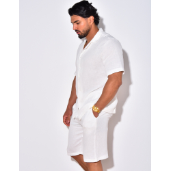 Ensemble short et chemise en coton Ensemble short et chemise en coton