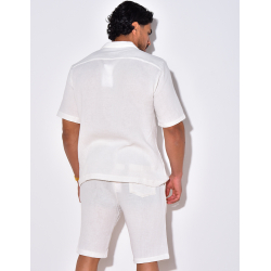 Ensemble short et chemise en coton Ensemble short et chemise en coton
