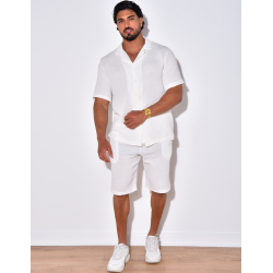 Ensemble short et chemise en coton Ensemble short et chemise en coton
