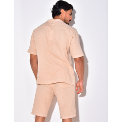 Ensemble short et chemise en coton Ensemble short et chemise en coton
