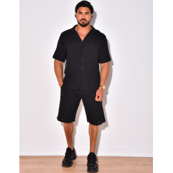 Ensemble short et chemise en coton Ensemble short et chemise en coton