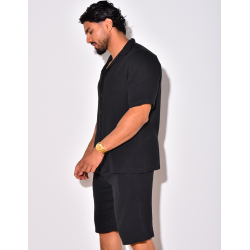 Ensemble short et chemise en coton Ensemble short et chemise en coton