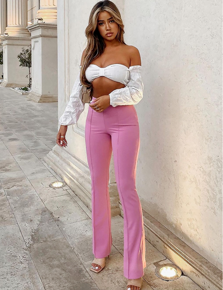 Pantalon de tailleur taille haute Pantalon de tailleur taille haute