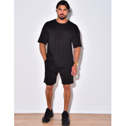 Ensemble chemise et short côtelé Ensemble chemise et short côtelé