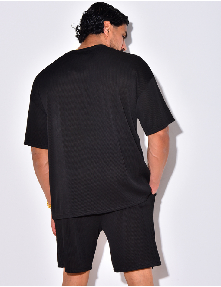 Ensemble chemise et short côtelé Ensemble chemise et short côtelé