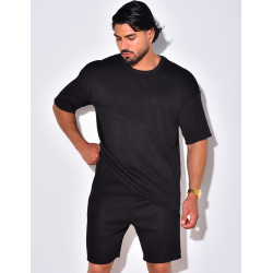 Ensemble chemise et short côtelé Ensemble chemise et short côtelé