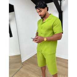 Ensemble short et chemise en coton Ensemble short et chemise en coton