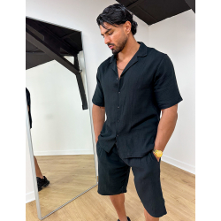 Ensemble short et chemise en coton Ensemble short et chemise en coton