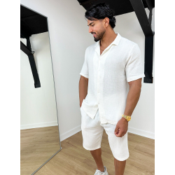 Ensemble short et chemise en coton Ensemble short et chemise en coton