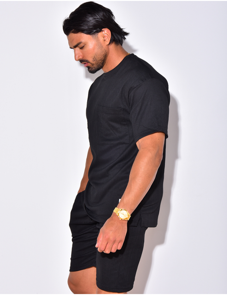 Ensemble t-shirt à poches et short Ensemble t-shirt à poches et short