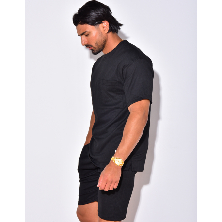 Ensemble t-shirt à poches et short Ensemble t-shirt à poches et short