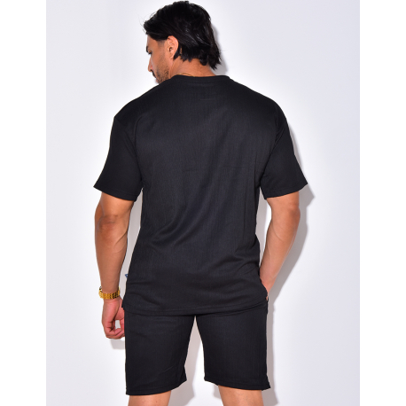 Ensemble t-shirt à poches et short Ensemble t-shirt à poches et short