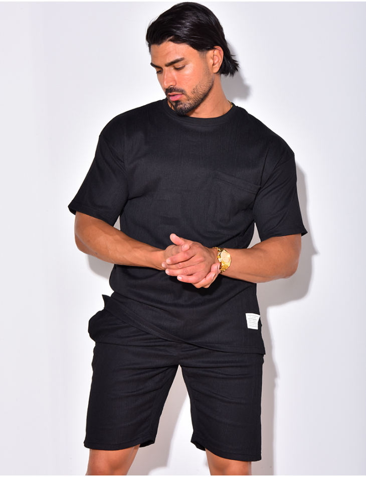 Ensemble t-shirt à poches et short Ensemble t-shirt à poches et short