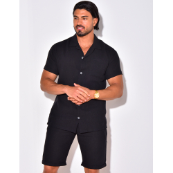Ensemble short et chemise en lin Ensemble short et chemise en lin