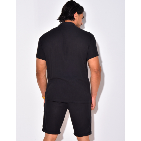 Ensemble short et chemise en lin Ensemble short et chemise en lin