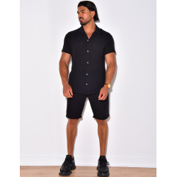 Ensemble short et chemise en lin Ensemble short et chemise en lin