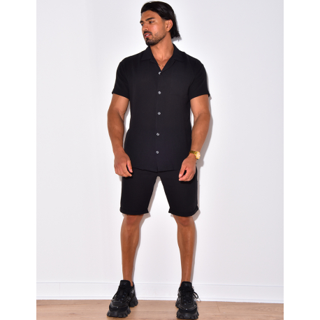 Ensemble short et chemise en lin Ensemble short et chemise en lin