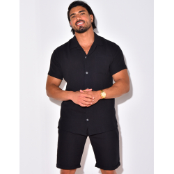 Ensemble short et chemise en lin Ensemble short et chemise en lin