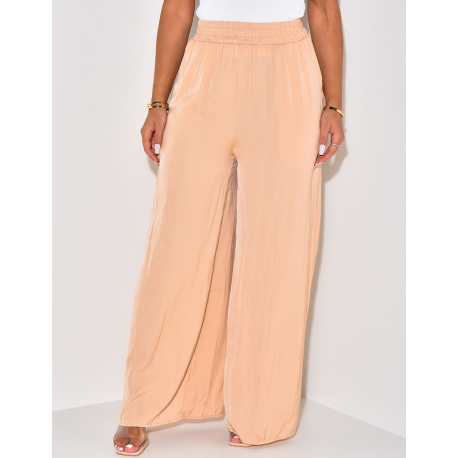 Pantalon fluide coupe droite