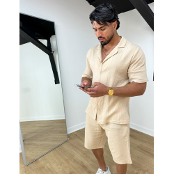 Ensemble short et chemise en coton Ensemble short et chemise en coton