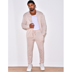 Ensemble pantalon et chemise manches longues plissé Ensemble pantalon et chemise manches longues plissé