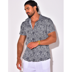 Chemise manches courtes à motifs Chemise manches courtes à motifs