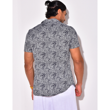 Chemise manches courtes à motifs Chemise manches courtes à motifs