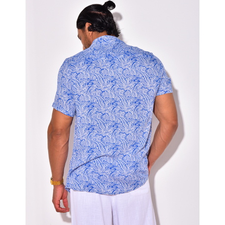 Chemise manches courtes à motifs