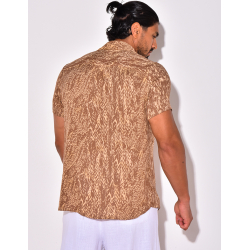 Chemise manches courtes à motifs