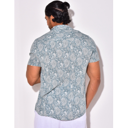 Chemise manches courtes à motifs Chemise manches courtes à motifs