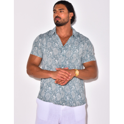 Chemise manches courtes à motifs Chemise manches courtes à motifs