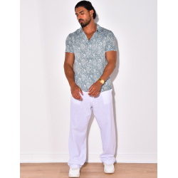 Chemise manches courtes à motifs Chemise manches courtes à motifs