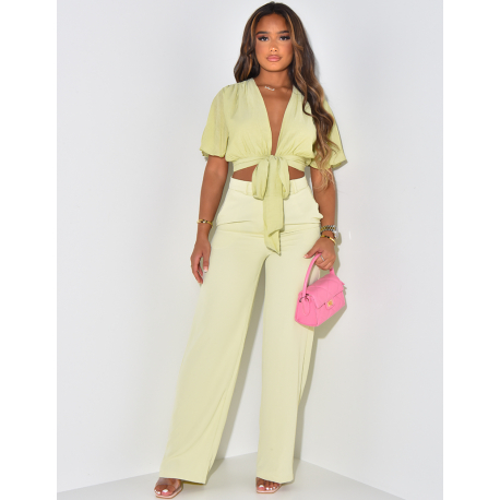 Cache coeur à nouer