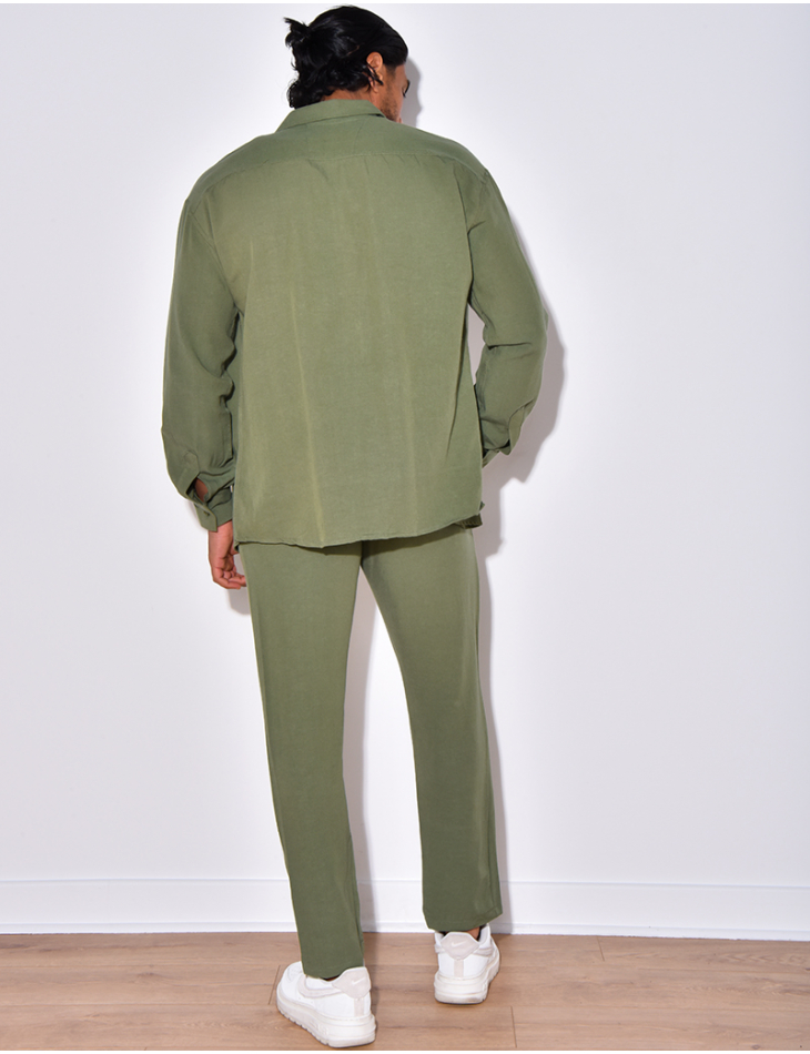 Ensemble pantalon et chemise manches longues Ensemble pantalon et chemise manches longues