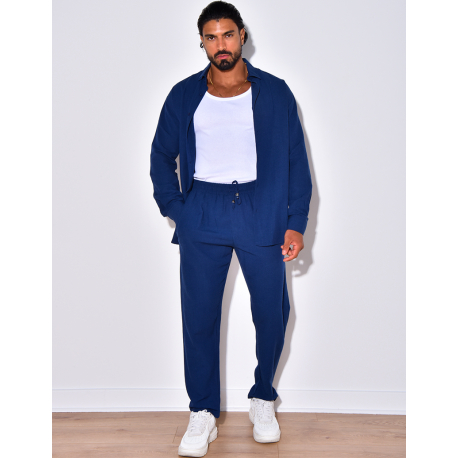 Ensemble pantalon et chemise manches longues Ensemble pantalon et chemise manches longues