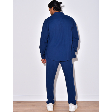 Ensemble pantalon et chemise manches longues Ensemble pantalon et chemise manches longues