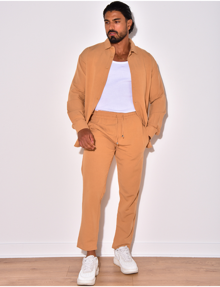 Ensemble pantalon et chemise manches longues Ensemble pantalon et chemise manches longues